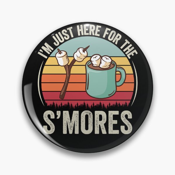 Item preview, I'm Just Here For The Smores Funny Camping S'Mores Vintage T-shirt designed and sold by KGN  CREATIVITY.