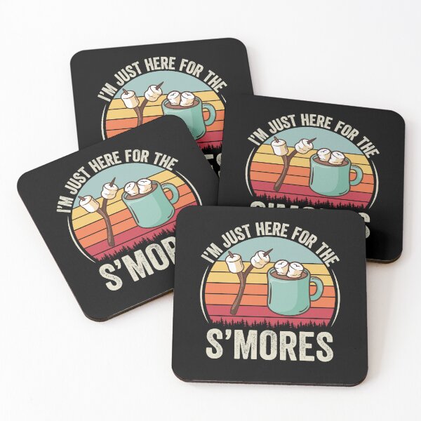 Item preview, I'm Just Here For The Smores Funny Camping S'Mores Vintage T-shirt designed and sold by KGN  CREATIVITY.