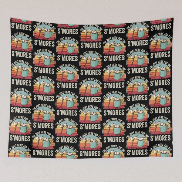 Item preview, I'm Just Here For The Smores Funny Camping S'Mores Vintage T-shirt designed and sold by KGN  CREATIVITY.
