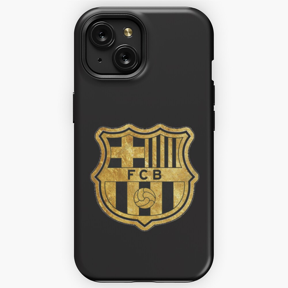 Barcelona FC Logo Sticker - Gold 