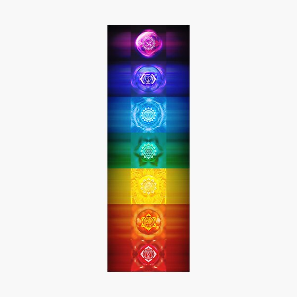 Item preview, The Seven Chakras Poster designed and sold by Daniel Watts.