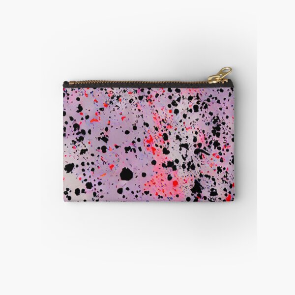 Item preview, Abstract Pink and Black Paint Splatter designed and sold by calibrit.