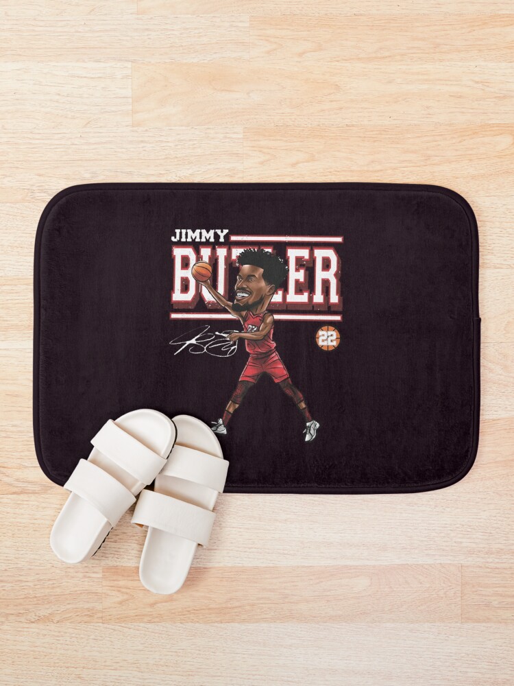Thumbnail 1 of 6, Bath Mat, Jimmy Butler Cartoon designed and sold by ambitiousit.