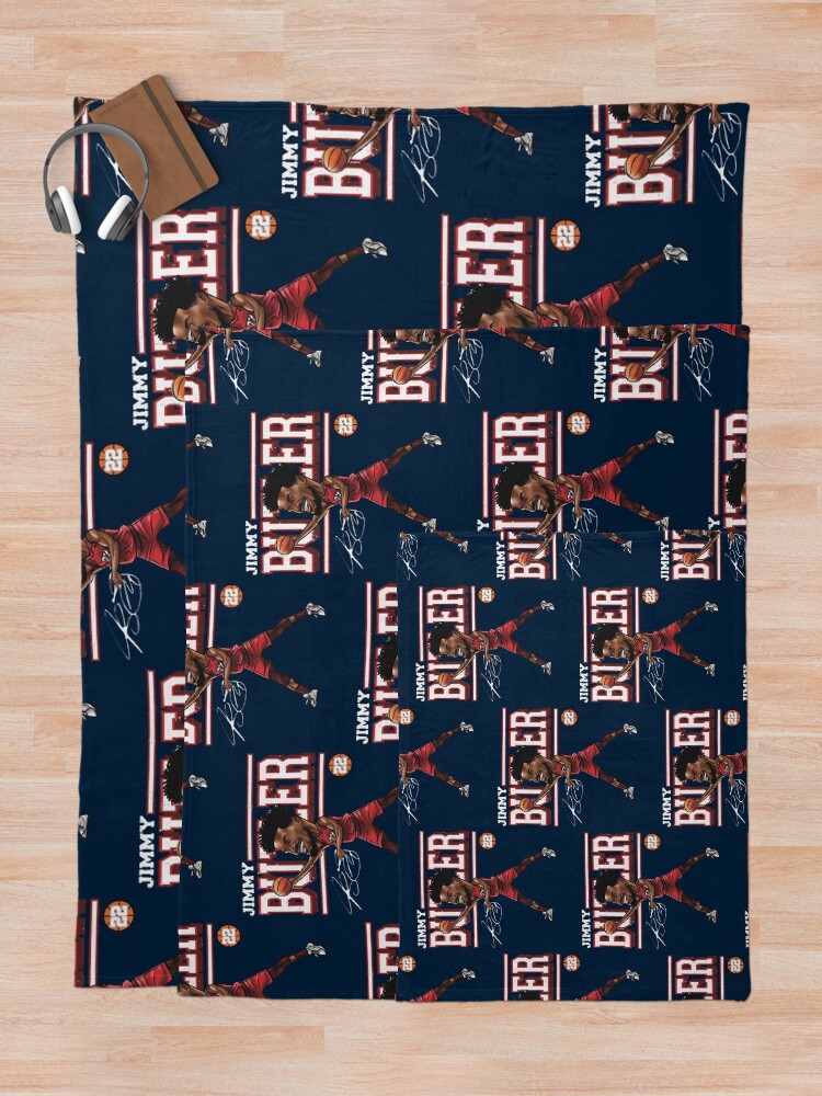 Thumbnail 5 of 6, Throw Blanket, Jimmy Butler Cartoon designed and sold by ambitiousit.