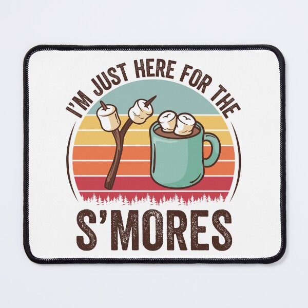 Item preview, I'm Just Here For The Smores Funny Camping S'Mores Vintage Sticker designed and sold by KGN  CREATIVITY.