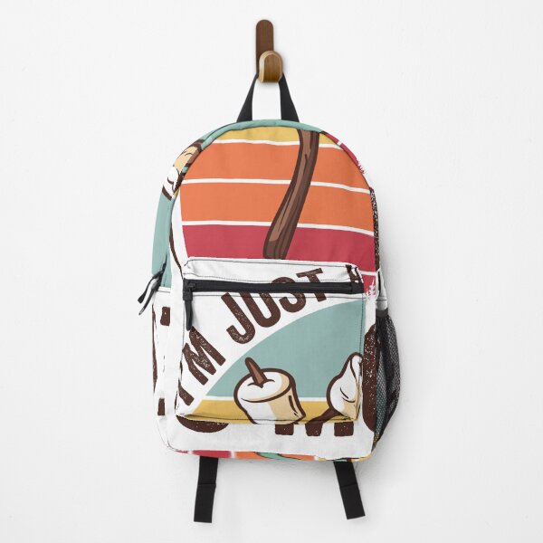 Item preview, I'm Just Here For The Smores Funny Camping S'Mores Vintage Sticker designed and sold by KGN CREATIVITY.