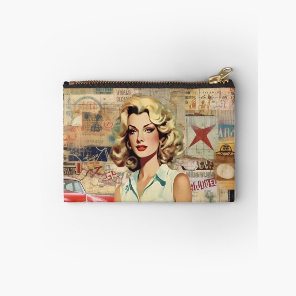 Item preview,  America Beauty Retro Vintage Patchwork Collage Pattern of Americana designed and sold by BrandonArtWorld.