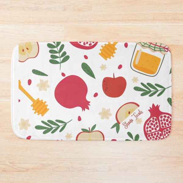 Item preview, Rosh Hashanah Shana Tovah Apple Honey and Pomegranite designed and sold by thekosherhub.