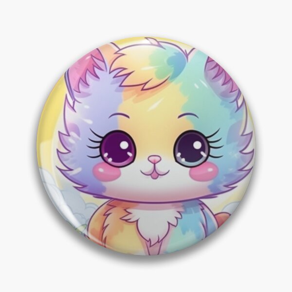 Item preview, colored cat designed and sold by DigitalPixelize.