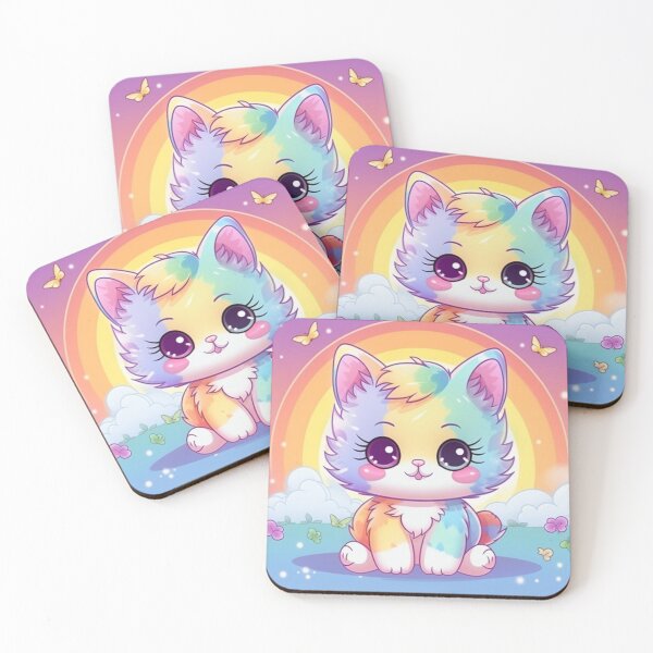 Item preview, colored cat designed and sold by DigitalPixelize.
