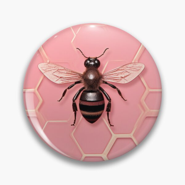 Item preview, Pink Honeycomb Bees designed and sold by ChaosBuffet.