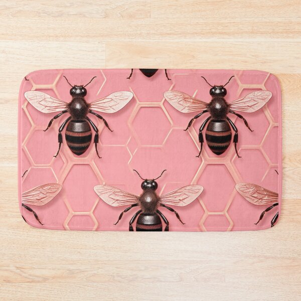 Item preview, Pink Honeycomb Bees designed and sold by ChaosBuffet.