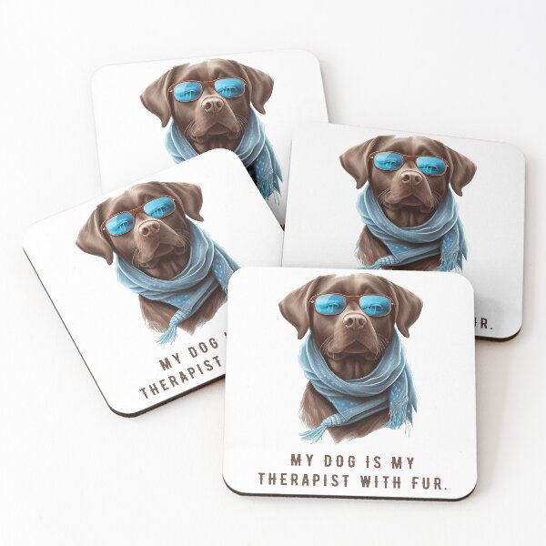 Item preview, My dog is my therapist with fur designed and sold by Juli M..