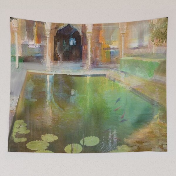 Item preview, The Court of the Myrtles Painting designed and sold by pattAndersone.