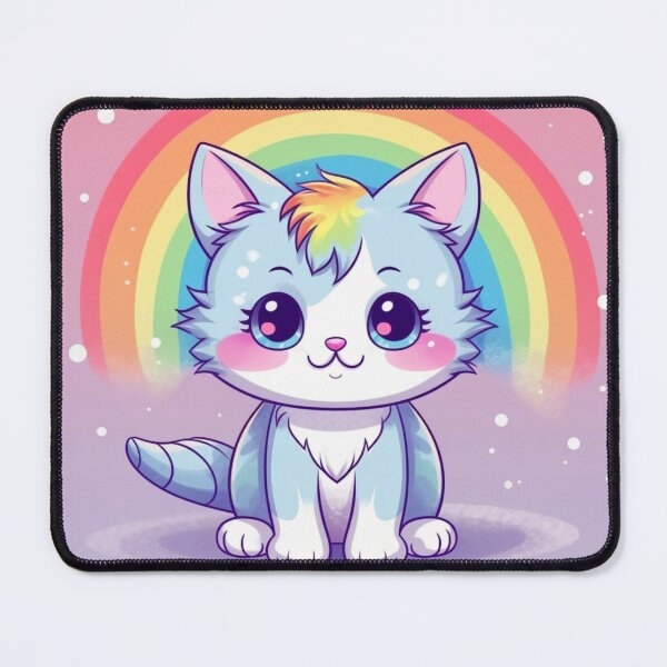 Item preview, animated rainbow cat designed and sold by DigitalPixelize.