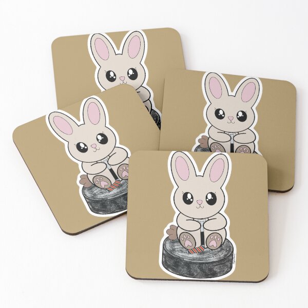 Item preview, Puck Bunny (Florida) designed and sold by Art by Jessica Beroldi.