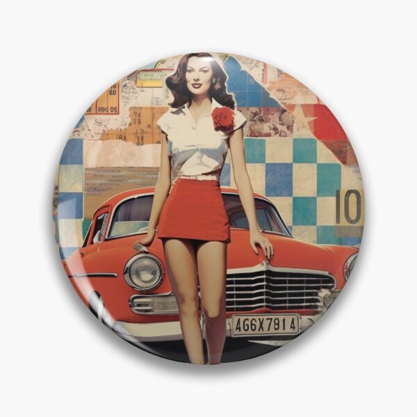 Item preview,   America Beauty Retro Vintage Patchwork Collage Pattern of Americana designed and sold by BrandonArtWorld.