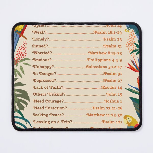 Item preview, Emergency Bible Verses (Tropical) designed and sold by Paper Bee Gift Shop.