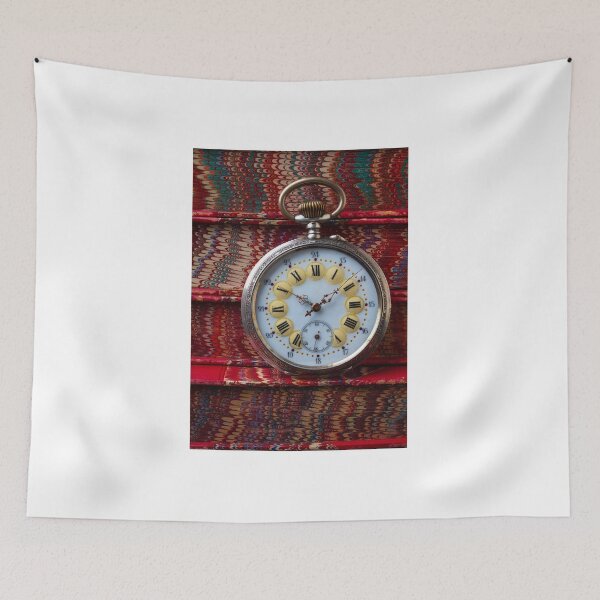 Item preview, Beautiful Pocket Watch On Old Italian Books designed and sold by Garry Gay.