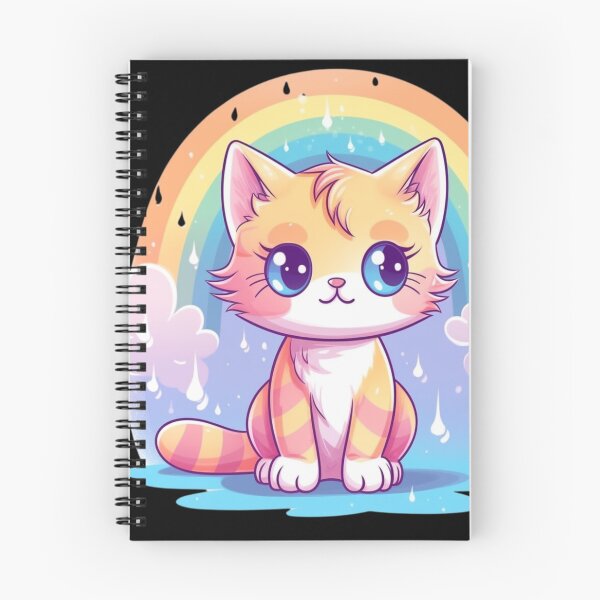 Item preview, rainbow multicolored kitten designed and sold by DigitalPixelize.