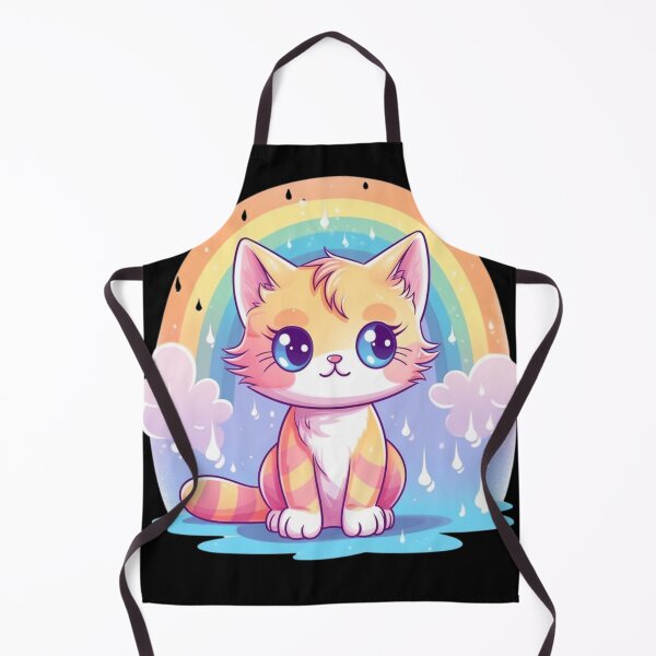 Item preview, rainbow multicolored kitten designed and sold by DigitalPixelize.