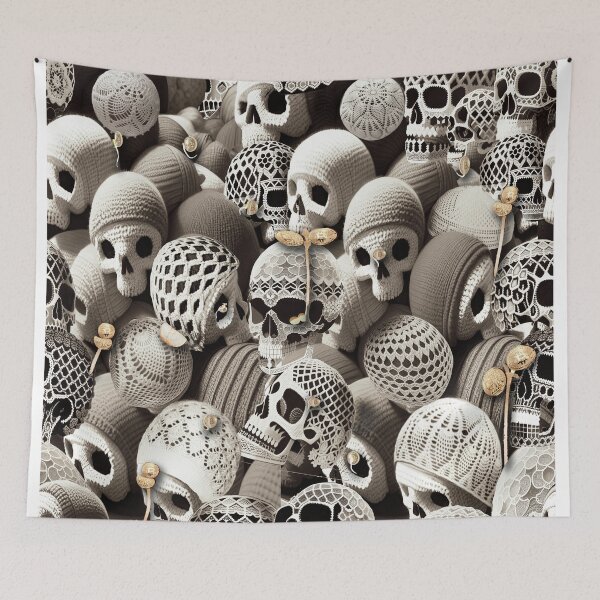 Item preview, pile of skulls,  bitcoin,  surrealism designed and sold by Maria Mihailova.