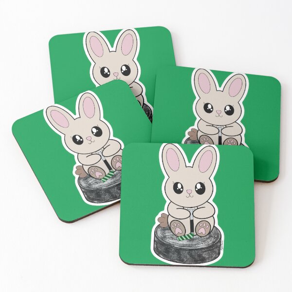 Item preview, Puck Bunny (Dallas) designed and sold by Art by Jessica Beroldi.