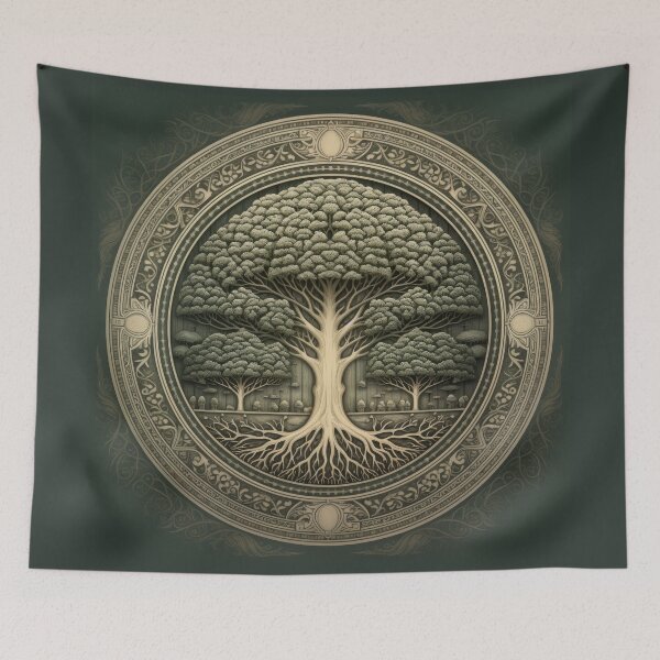 Item preview, World Environment Day Art - DaVinci Inspired Ornate Tree designed and sold by CosmicScare10.