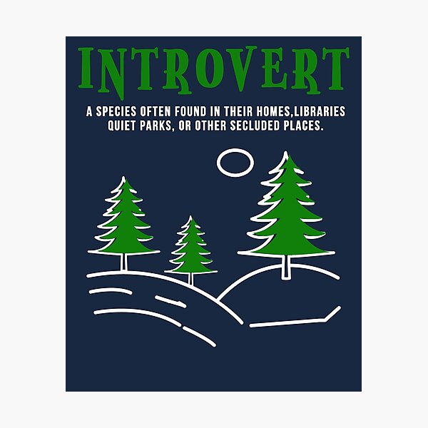Item preview, Unique Funny Introvert Draw for Introvert designed and sold by Doooriginals.