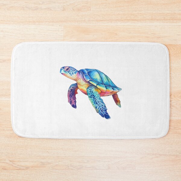 Item preview, Water Colored Sea Turtle designed and sold by LandonsLabels.