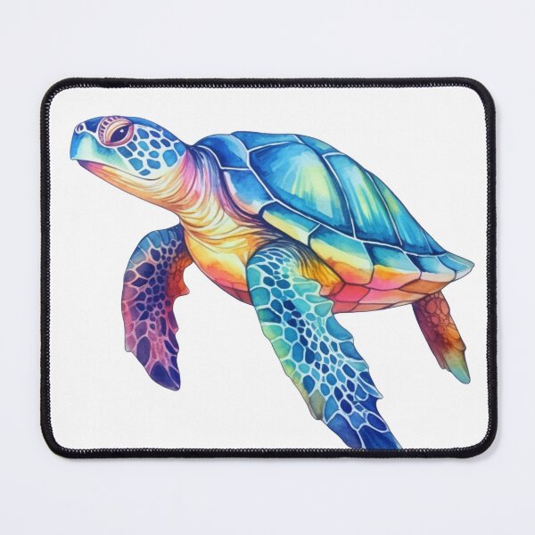 Item preview, Water Colored Sea Turtle designed and sold by LandonsLabels.