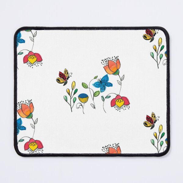 Item preview, Butterfly on flowers designed and sold by PritiRawtoo.
