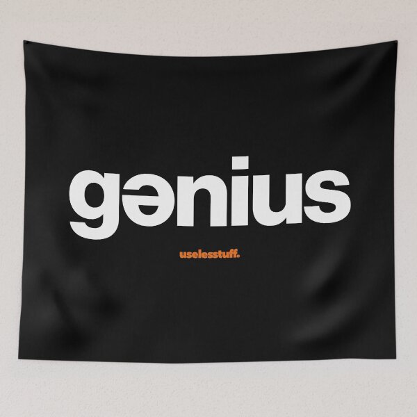 Item preview, 16197-09-BDK - Genius Type 9 (blanco) designed and sold by Uselesstuff.