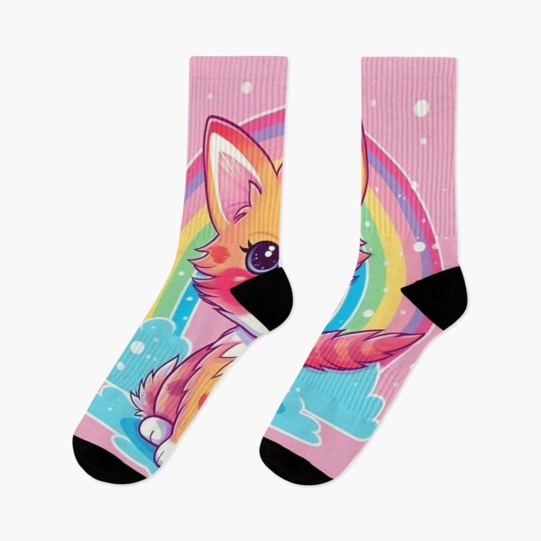 Item preview, colorful kawaii cute kitty designed and sold by DigitalPixelize.
