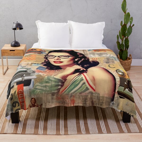 Item preview,  America Beauty Retro Vintage Patchwork Collage Pattern of Americana designed and sold by BrandonArtWorld.