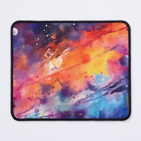 Item preview, Cosmic Symphony: Vibrant Watercolor Galaxy & Planets designed and sold by SweetWhiskers.