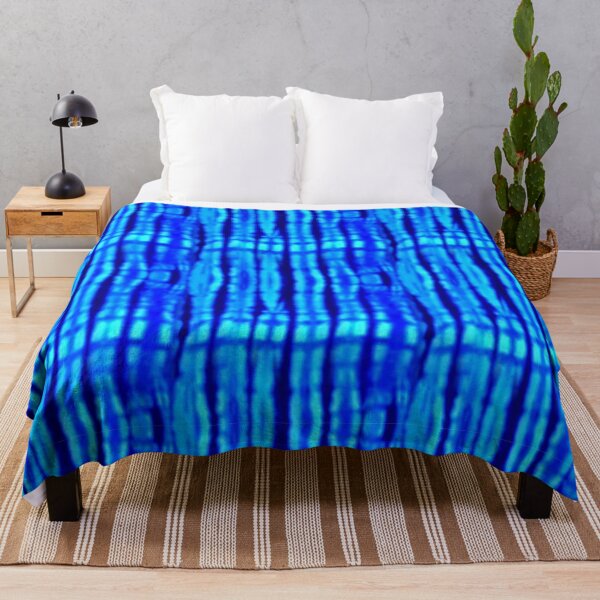 Item preview, Blue African Tie and Dye Inspired print designed and sold by exotikcocotte.