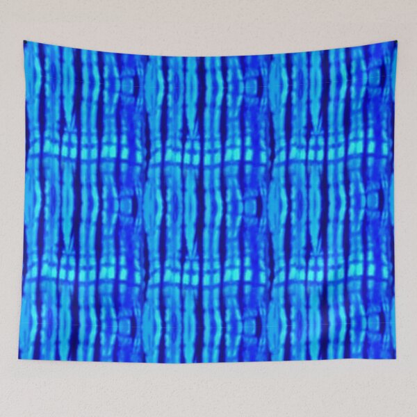 Item preview, Blue African Tie and Dye Inspired print designed and sold by exotikcocotte.