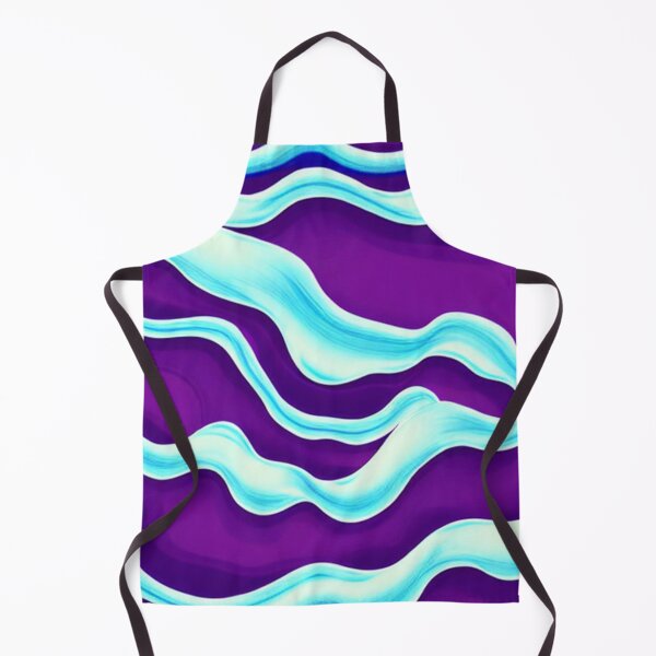 Item preview, Abstract Purple and Blue Waves designed and sold by calibrit.
