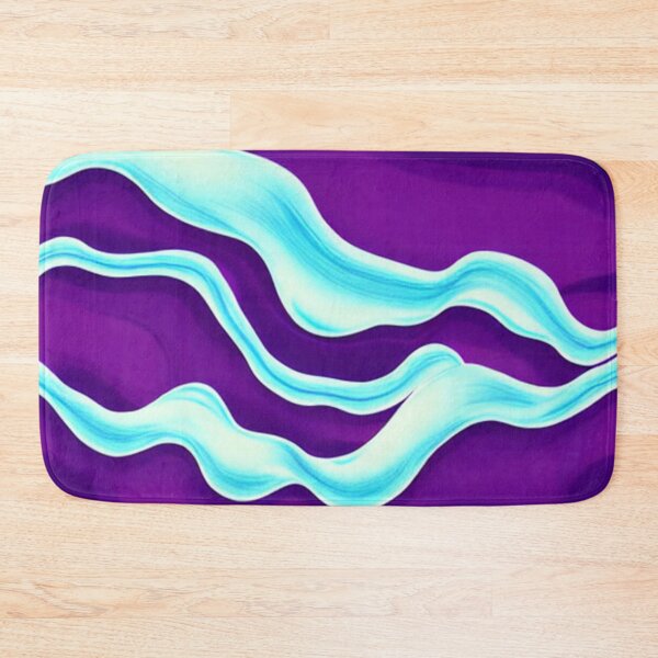 Item preview, Abstract Purple and Blue Waves designed and sold by calibrit.
