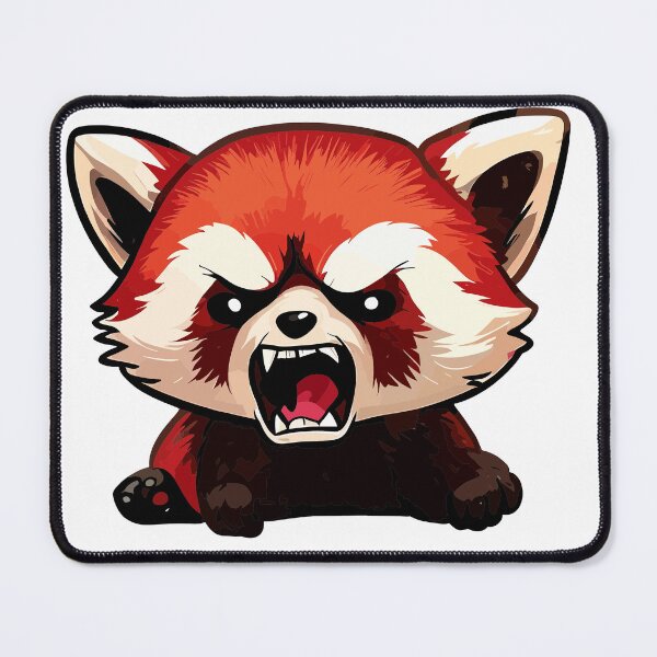 Item preview, Angry Red Panda - Rawr designed and sold by EatSleepGrind.