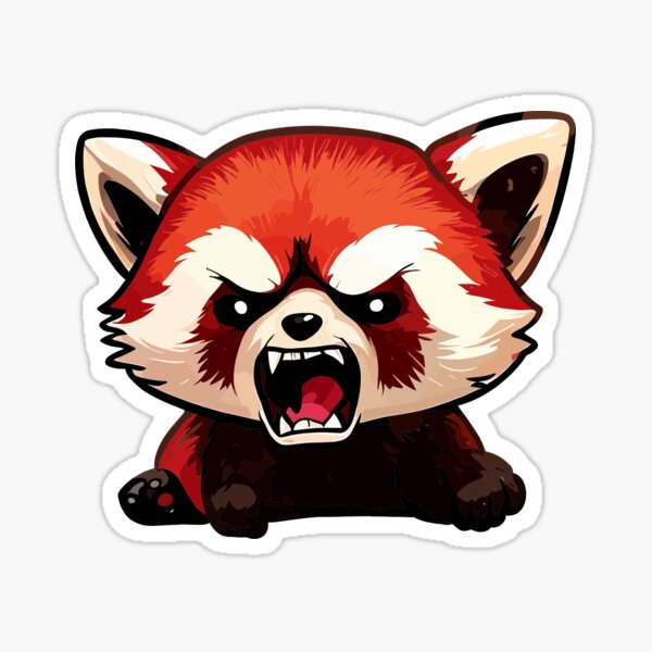 Item preview, Angry Red Panda - Rawr designed and sold by EatSleepGrind.