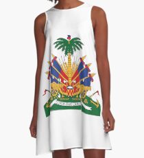 Haiti's Coat of arms A-Line Dress