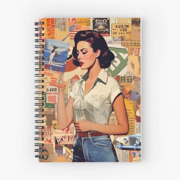 Item preview, America Beauty Retro Vintage Patchwork Collage Pattern of Americana designed and sold by BrandonArtWorld.