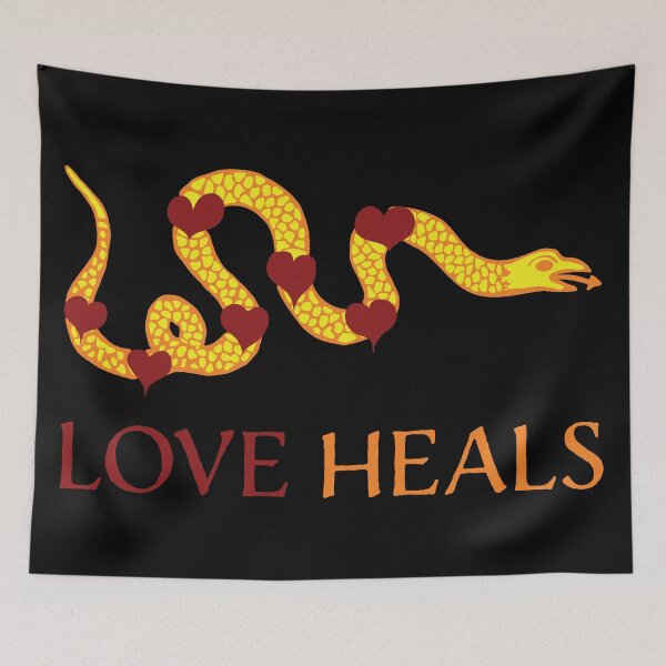 Item preview, Love Heals modified  Join or Die Flag designed and sold by pelagio.