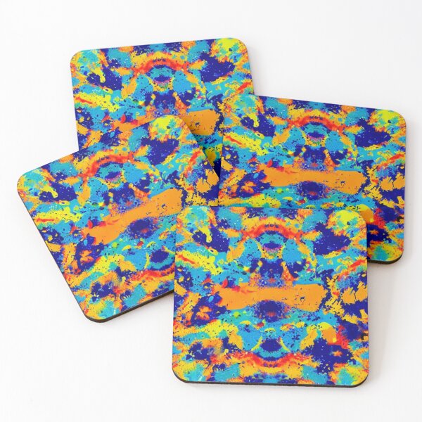 Item preview, Abstract Orange and Blue Chaos designed and sold by calibrit.