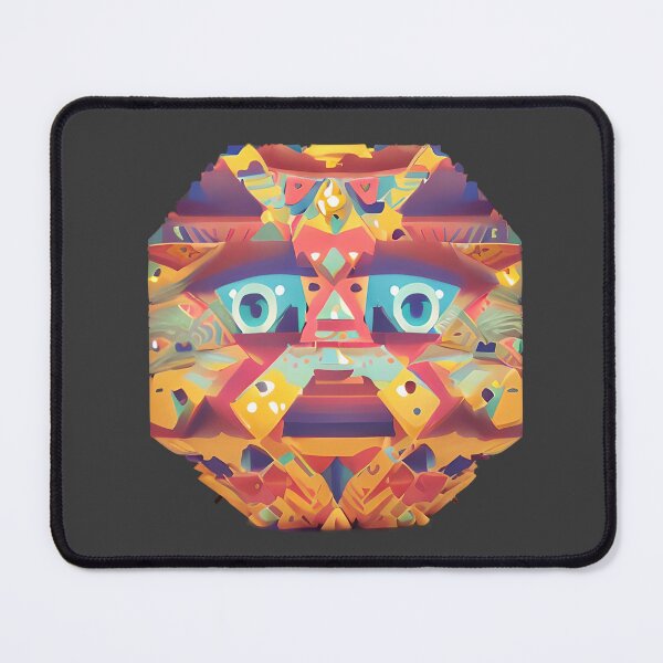Item preview, Colorful Tribal Landscape Face designed and sold by Chubuter.