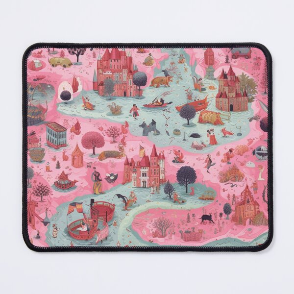 Item preview, Pink Adventure Map designed and sold by ChaosBuffet.