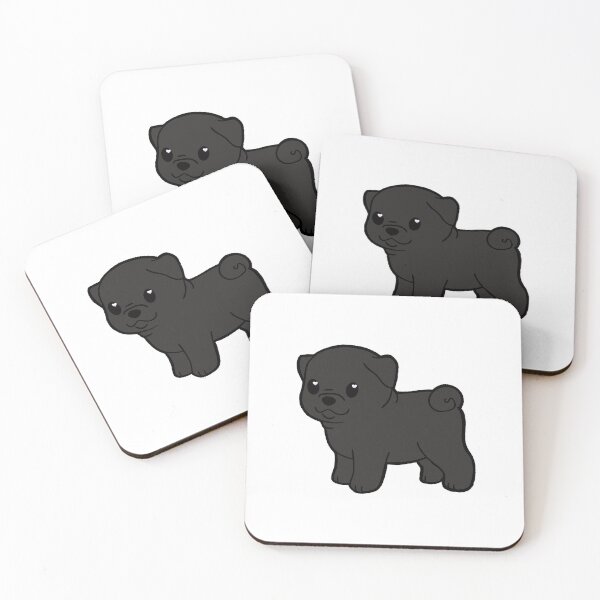 Item preview, Pug black designed and sold by UndyingLoveArt.