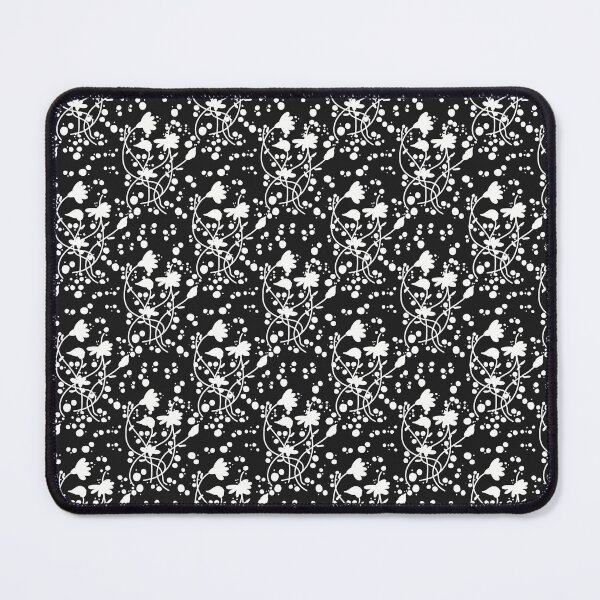 Item preview, Crisscross Black and White Floral Pattern designed and sold by Artistestella.